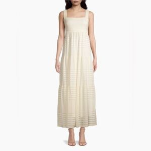 NWT Significant Other Eloise Shadow-Stripe Maxi Dress
